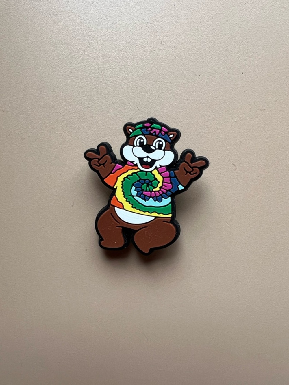 🎉5/$25 Rainbow Tie-Dye Buc-ee’s croc charm